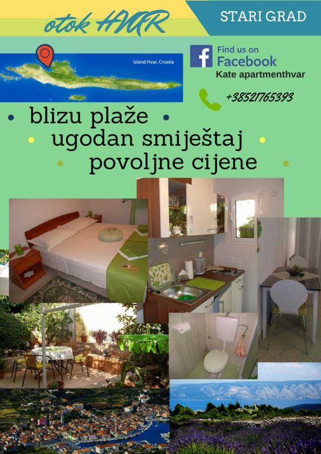 Apartmani Kate Stari Grad  Exterior foto